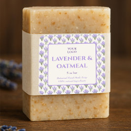 Custom Business Sticker voor handgemaakte lavendel