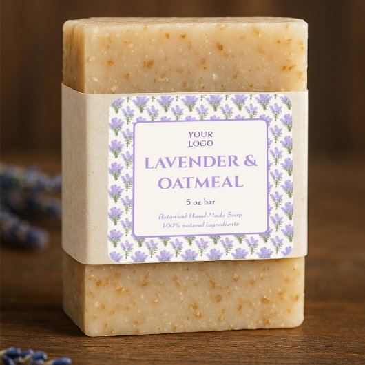 Custom Business Sticker voor handgemaakte lavendel