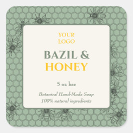 Custom Business Sticker voor handgemaakte zeep