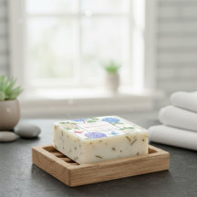 Custom Business Sticker voor Hydrangeas zeep