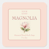 Custom Business Sticker voor Magnolia handgemaakte (Voorkant)