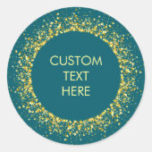 custom business stickers, Custom Round Stickers (Voorkant)