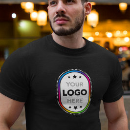 Custom Business T-Shirt - Large Central Logo