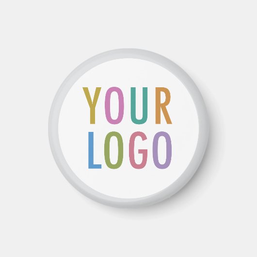 Custom Button Koelkast Magneet Bedrijf Logo Round (Voorkant)
