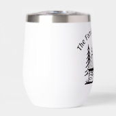 Custom Cabin Wine Tumbler met thermische isolatie (Voorkant)