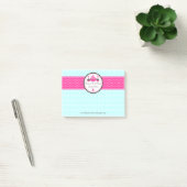 Custom Cake Poppen en Cupcake Aqua Pink V2 Post-it® Notes (Kantoor)