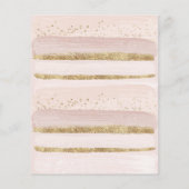 Custom Cakes Baker Event Patisserie Flyer Girly (Achterkant)