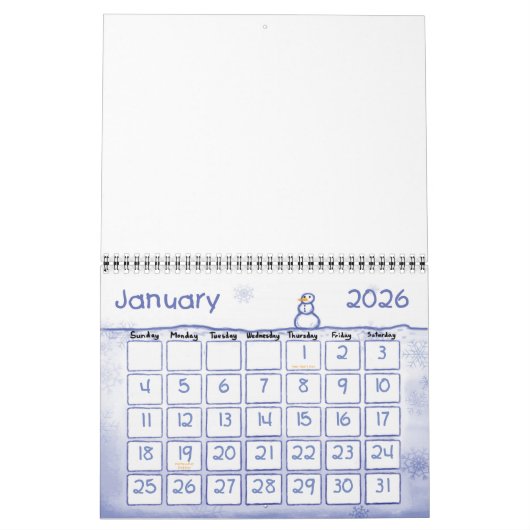 Custom Calendar Painted Seasons Kalender (Jan 2026)