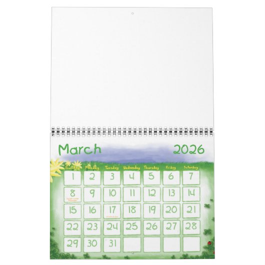 Custom Calendar Painted Seasons Kalender (Mar 2026)