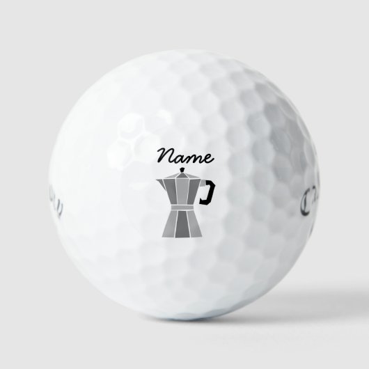 Custom Callaway golf balls with moka pot logo Golfballen (Voorkant)