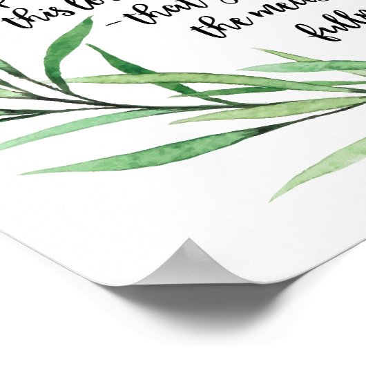 Custom Calligraphy Prayer Poster, Eph. 3:16-19 Poster (Hoek)