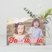 Custom Camera Holiday Kaart (Staand voorkant)