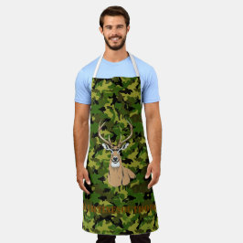 Custom camo Apron, Medium Schort