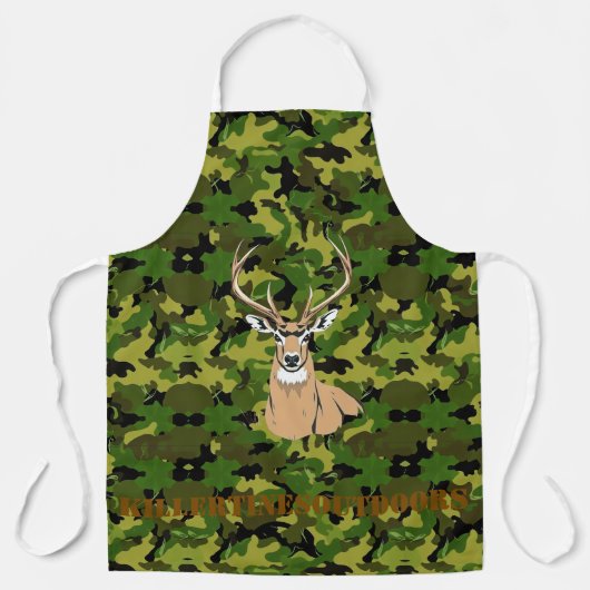 Custom camo Apron, Medium Schort (Voorkant)