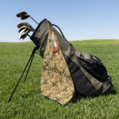 Custom camo golf ball towel golfhanddoek (Groen)