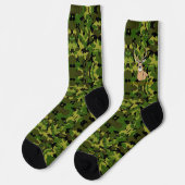 Custom camo whitetail crew socks sokken (Links)