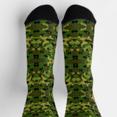 Custom camo whitetail crew socks sokken (Top)
