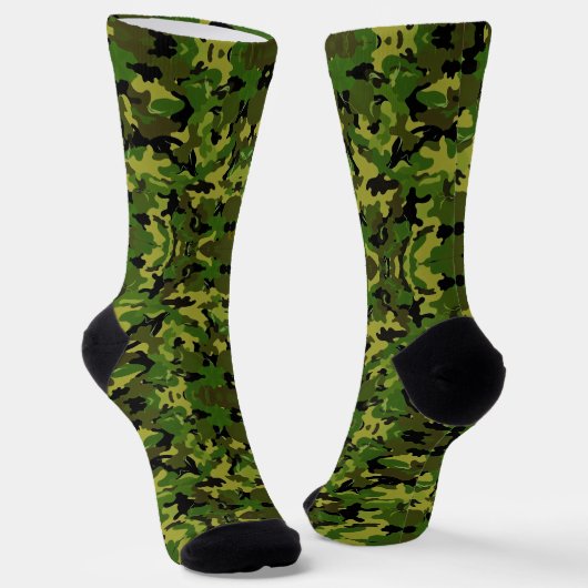 Custom camo whitetail crew socks sokken (Gebogen)