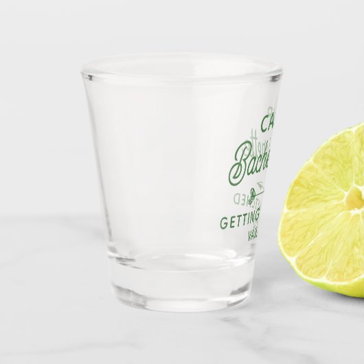 Custom Camp Bachelorette Getting Hitched Shot Glas (Links)