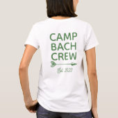 Custom Camp Bachelorette Party Getting Lit T-shirt (Achterkant)