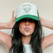 Custom Camp Bachelorette Trucker Hoed Pet