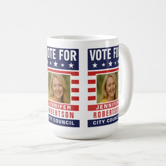 Custom Campaign Election Koffiemok (Voorkant rechts)