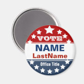 Custom Campaign Magnet (Voorkant / Achterkant)