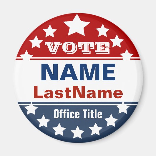 Custom Campaign Magnet (Voorkant)