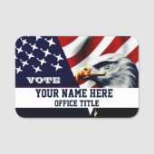 Custom Campaign Name Template Naamplaatje (Voorkant)