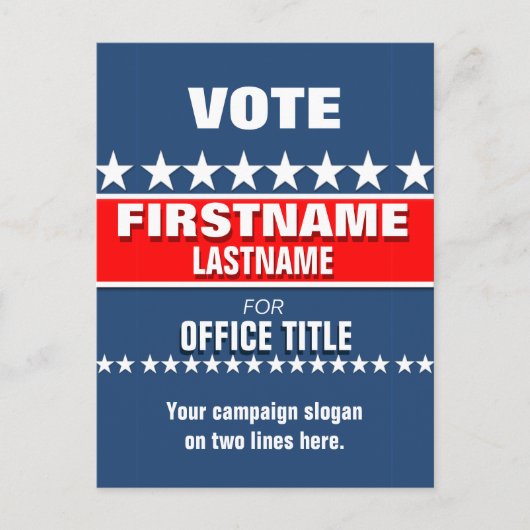 Custom Campaign Template Briefkaart (Voorkant)