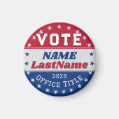 Custom Campaign Template for Elections Magneet (Voorkant)