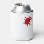 Custom Can Cooler – Red Splash Design (Blikje Voorkant)