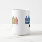 CUSTOM Canal House Rainbow Amsterdam Nederland Koffiemok (Center)