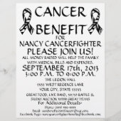 Custom Cancer Benefit Flyer (Voorkant)