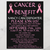 Custom Cancer Benefit Flyer (Voorkant)