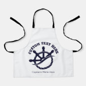 Custom Captain Boat Nautical Gift Schort (Voorkant)