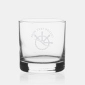 Custom Captain Boat Nautical Gift Whisky Glas (Voorkant)