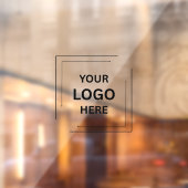 Custom Car Window Cling | Uw bedrijfslogboek uploa Raamsticker (Vel 2)