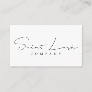 Custom Card Design Saint Lash Company Visitekaartje