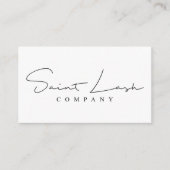 Custom Card Design Saint Lash Company Visitekaartje (Voorkant)