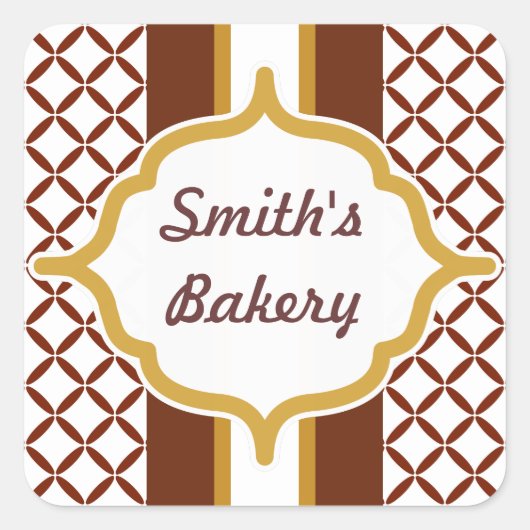 Custom Carmel Chocolate Sticker (Voorkant)