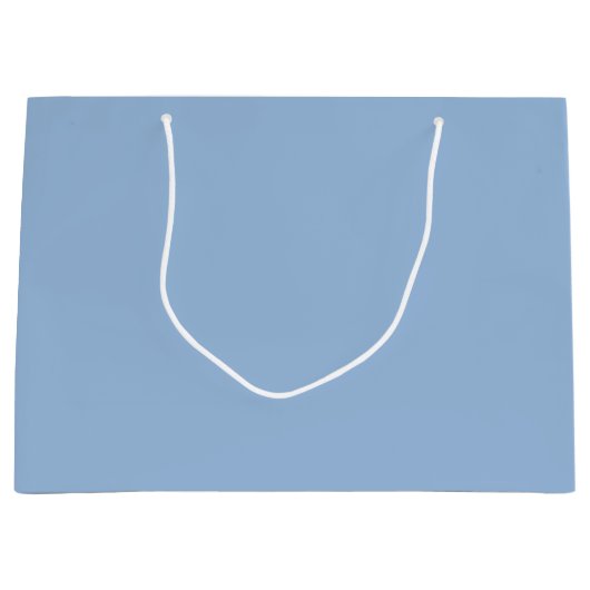 Custom Carolina Blue Gift Bag - Large, Glossy Large Cadeautasje (Voorkant)