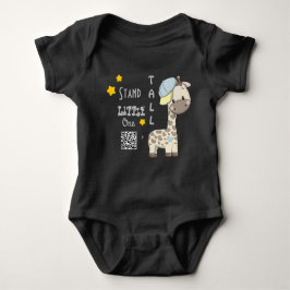Custom Cartoon Baby Giraffe Baby Bodysuit