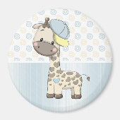 Custom Cartoon Baby Giraffe Magnet (Voorkant)