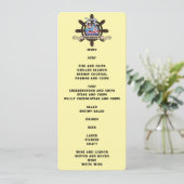 Custom Cartoon Sailor Nautical Ship Wheel  Menu (Staand voorkant)