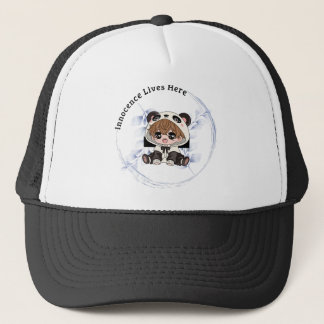 Custom Casquette Trucker en mousse, Blanc et noir Pet