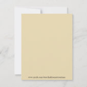 Custom Cat Het spelen van een Gitaar Happy Birthda Bedankkaart (Achterkant)