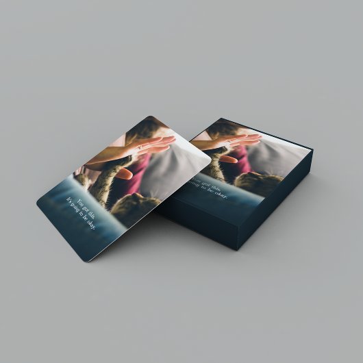 Custom Cat High Five Meme Pokerkaarten