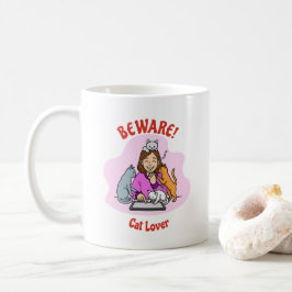Custom Cat Lover Mug – Personalized Gift Koffiemok