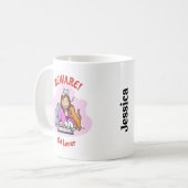 Custom Cat Lover Mug – Personalized Gift Koffiemok (Voorkant links)